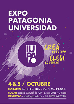 PROMOCIONAN LAS CARRERAS DE LA UNCO EN LA EXPO PATAGONIA UNIVERSIDAD